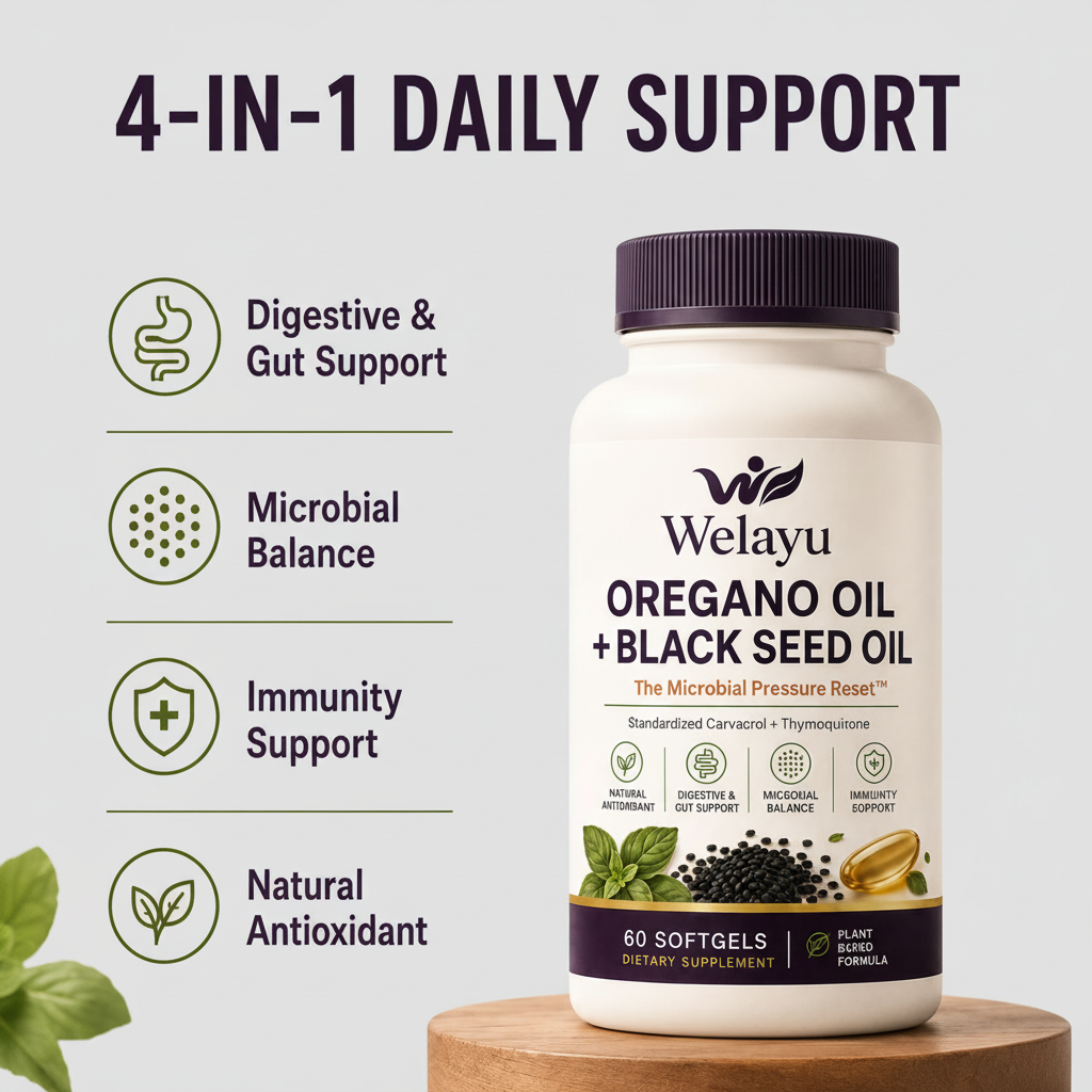 Welayu Reset — Oregano Oil + Black Seed Oil Capsules