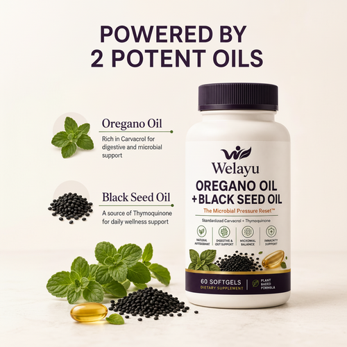 Welayu Reset — Oregano Oil + Black Seed Oil Capsules